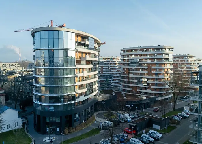 Apartment Wislane Tarasy 2 0 Modern Space By Bookinghost Krakow