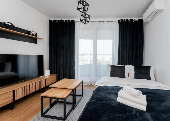 Wislane Tarasy 2 0 Modern Space By Bookinghost شقة كراكوفيا